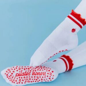 Pilates Honey Sweet Stripe Grip Socks